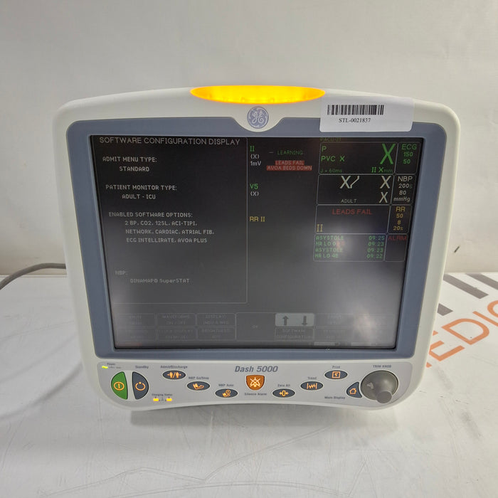 GE Healthcare Dash 5000 - GE/Nellcor SpO2 Patient Monitor