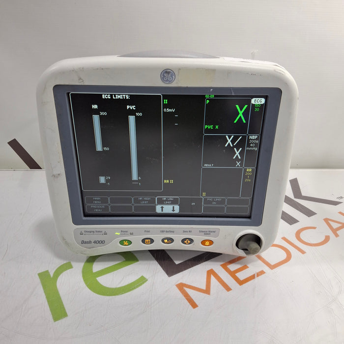 GE Healthcare Dash 4000 - GE/Nellcor SpO2 Patient Monitor