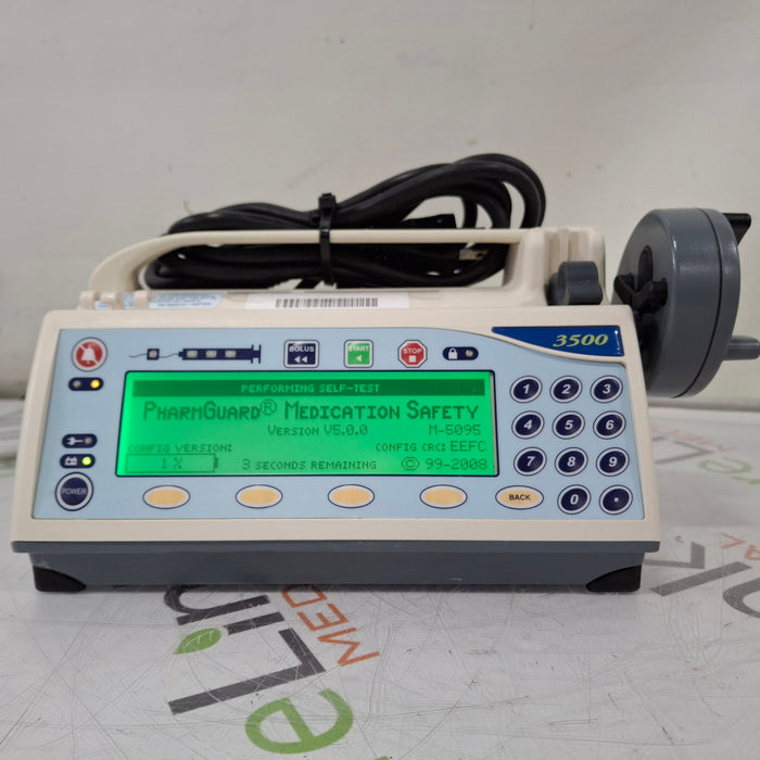 Smiths Medical Medfusion 3500 Syringe Infusion Pump