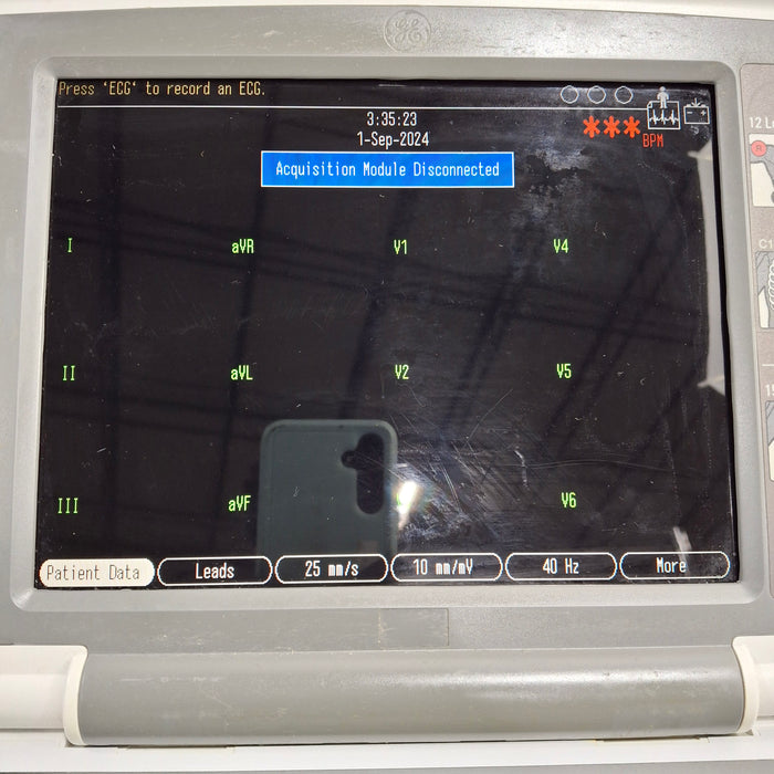 GE Healthcare MAC 5500 without CAM Module ECG System