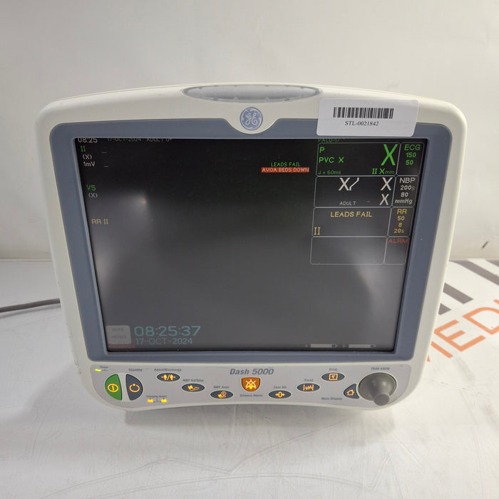 GE Healthcare Dash 5000 - GE/Nellcor SpO2 Patient Monitor