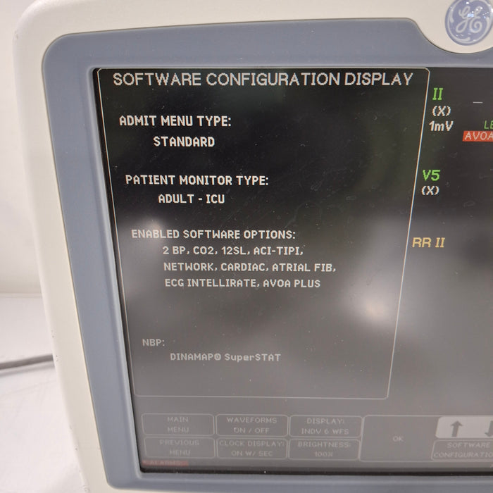 GE Healthcare Dash 5000 - GE/Nellcor SpO2 Patient Monitor