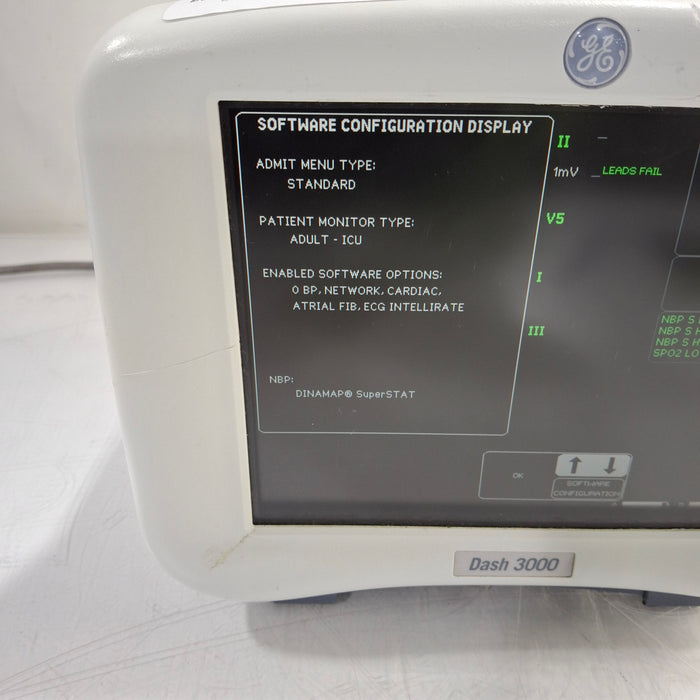 GE Healthcare GE Healthcare Dash 3000 - GE/Nellcor SpO2 Patient Monitor Patient Monitors reLink Medical