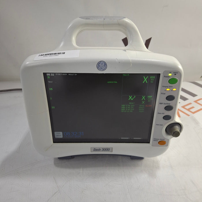 GE Healthcare GE Healthcare Dash 3000 - GE/Nellcor SpO2 Patient Monitor Patient Monitors reLink Medical