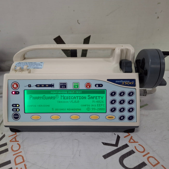 Smiths Medical Medfusion 3500 Syringe Infusion Pump