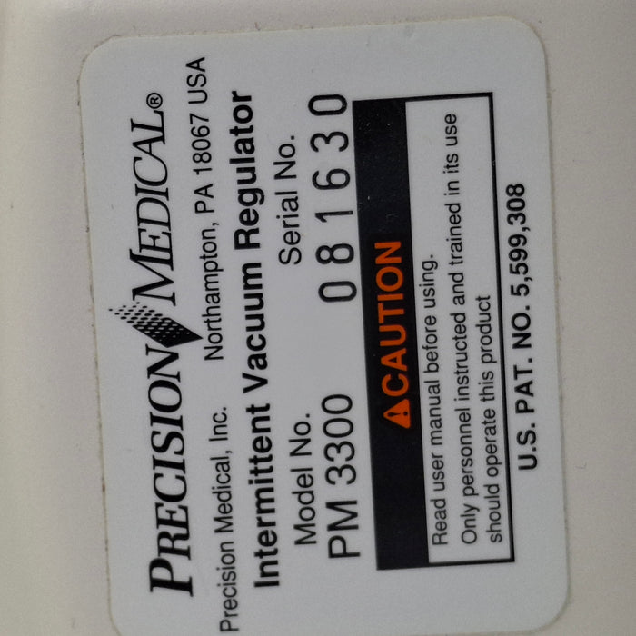 Precision Medical Precision Medical PM3300 Intermittent Vacuum Regulator Respiratory reLink Medical