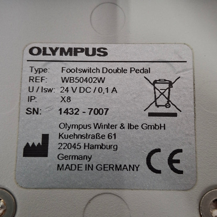 Olympus WB50402W ESG-400 Double Pedal Footswitch
