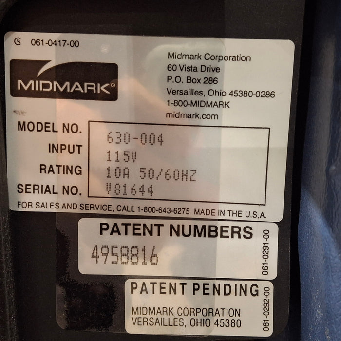 Midmark 630 Procedure Chair