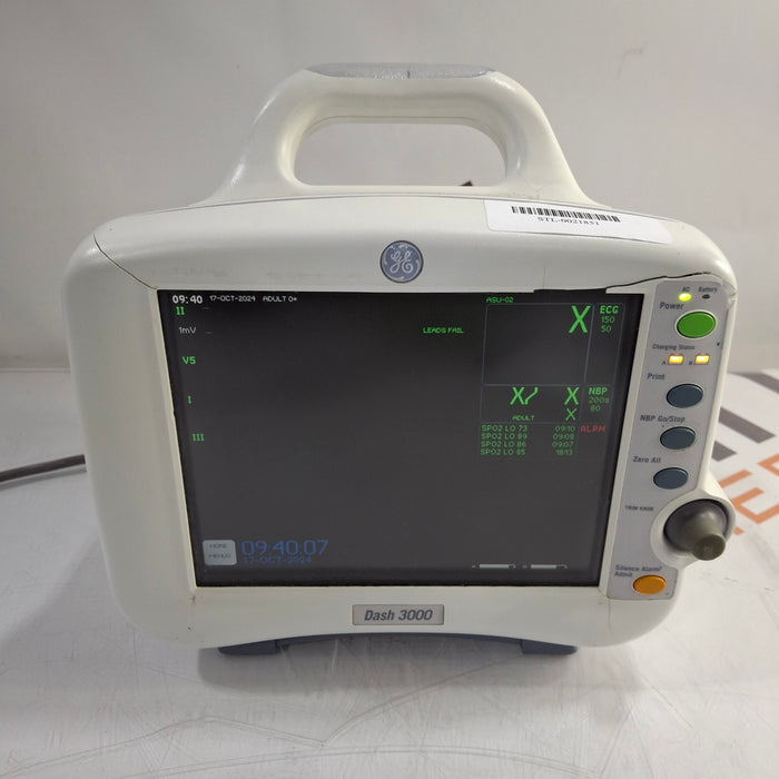 GE Healthcare GE Healthcare Dash 3000 - GE/Nellcor SpO2 Patient Monitor Patient Monitors reLink Medical