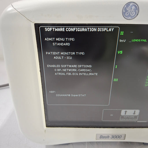 GE Healthcare GE Healthcare Dash 3000 - GE/Nellcor SpO2 Patient Monitor Patient Monitors reLink Medical