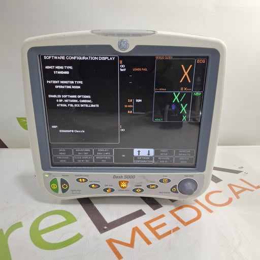 GE Healthcare GE Healthcare Dash 5000 - GE/Nellcor SpO2 Patient Monitor Patient Monitors reLink Medical