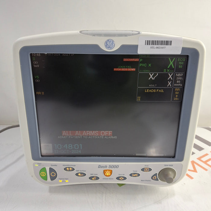 GE Healthcare Dash 5000 - GE/Nellcor SpO2 Patient Monitor