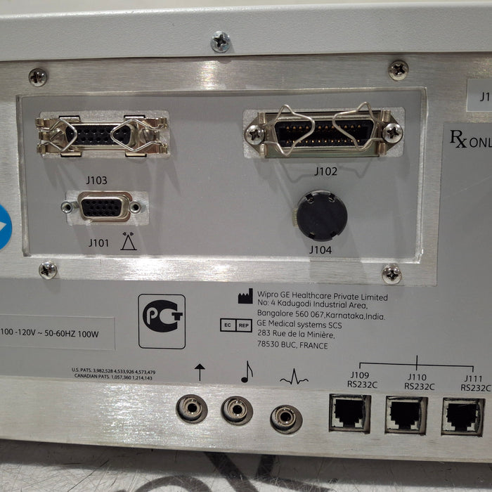 GE Healthcare Corometrics 250cx Series Model 259cx-a Fetal Monitor