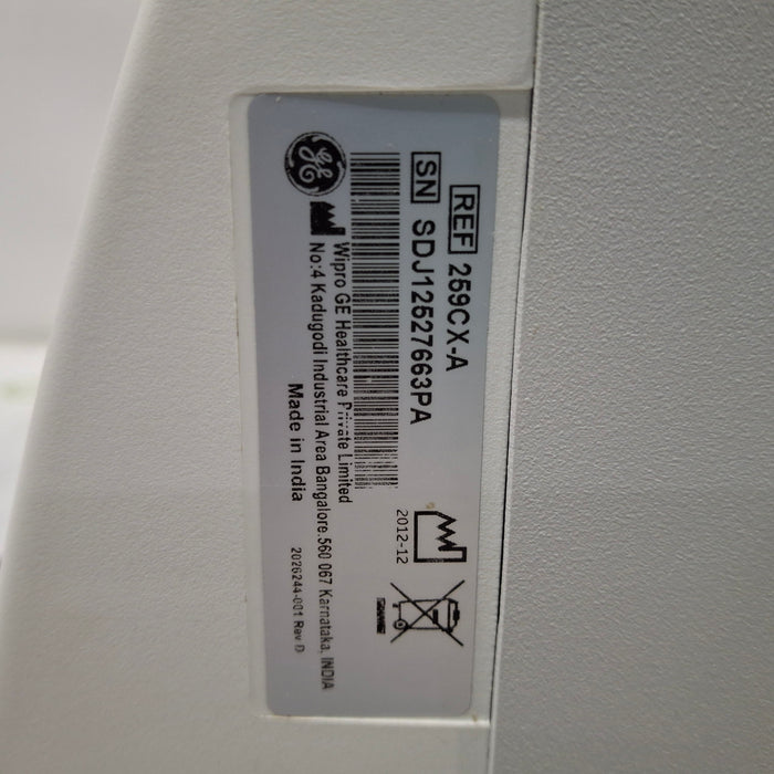 GE Healthcare Corometrics 250cx Series Model 259cx-a Fetal Monitor