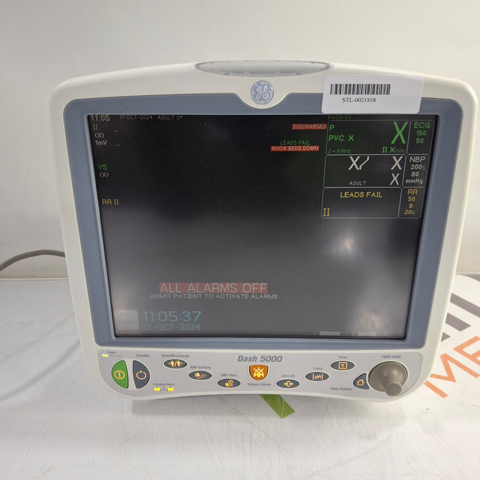 GE Healthcare Dash 5000 - GE/Nellcor SpO2 Patient Monitor