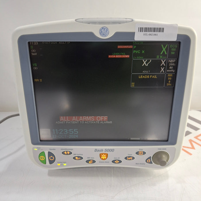 GE Healthcare GE Healthcare Dash 5000 - GE/Nellcor SpO2 Patient Monitor Patient Monitors reLink Medical