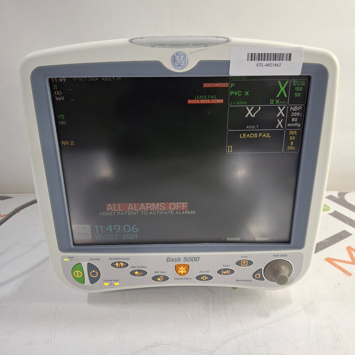 GE Healthcare Dash 5000 - GE/Nellcor SpO2 Patient Monitor