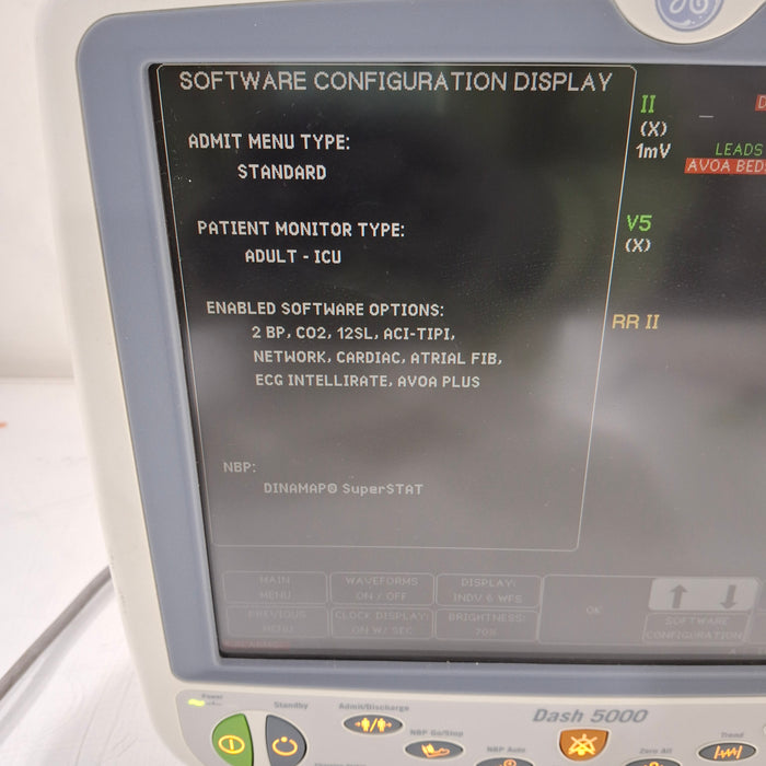 GE Healthcare Dash 5000 - GE/Nellcor SpO2 Patient Monitor