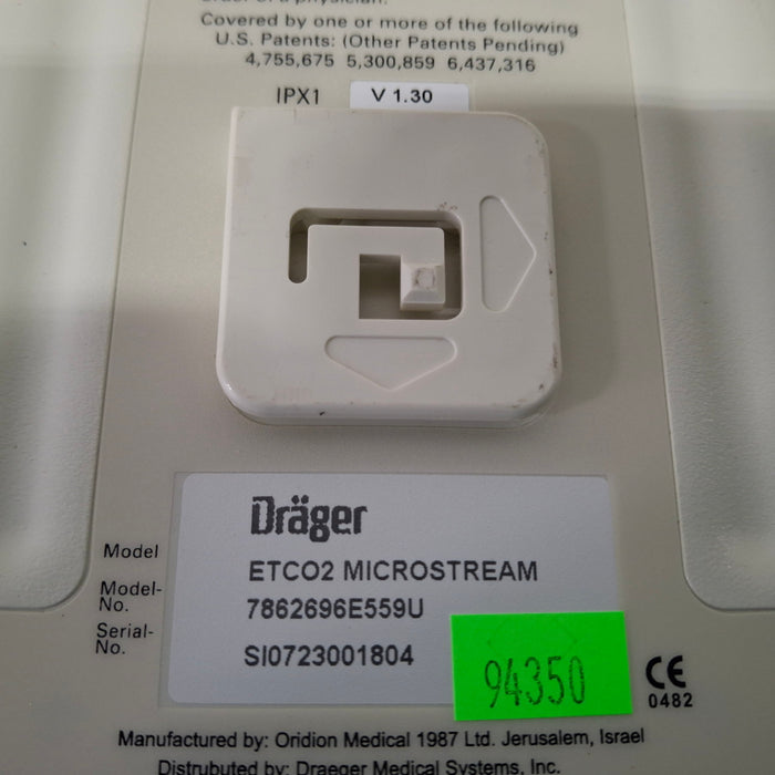 Draeger Medical etCO2 Microstream SmartPod