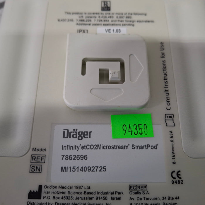 Draeger Medical Infinity etCO2 Microstream SmartPod Module