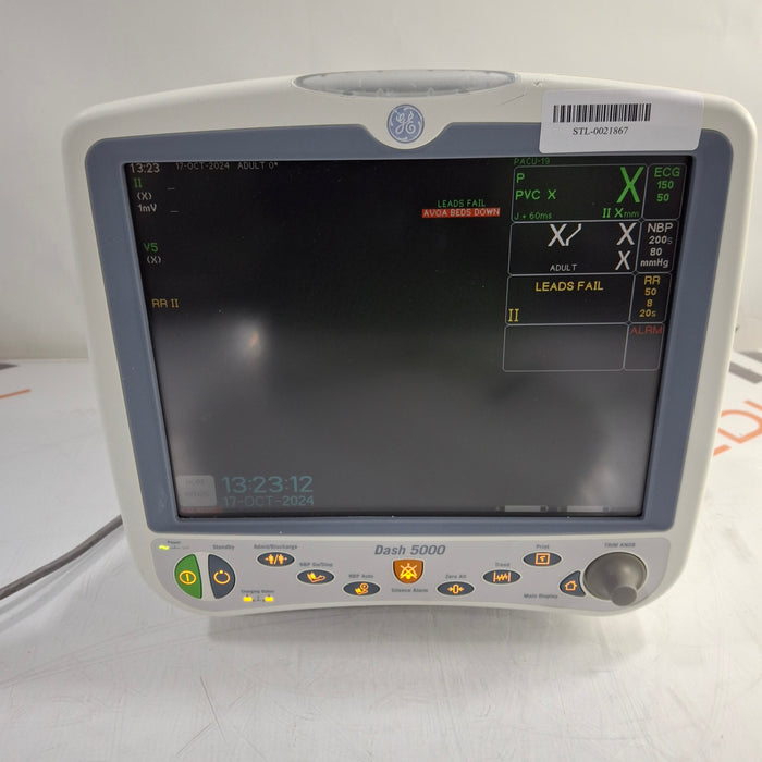 GE Healthcare GE Healthcare Dash 5000 - GE/Nellcor SpO2 Patient Monitor Patient Monitors reLink Medical