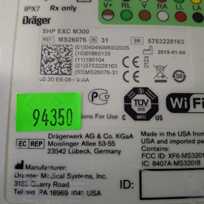 Draeger Medical Infinity M300 Patient Monitor