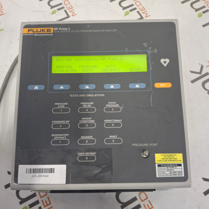 Fluke BP Pump 2 NIBP Analyzer