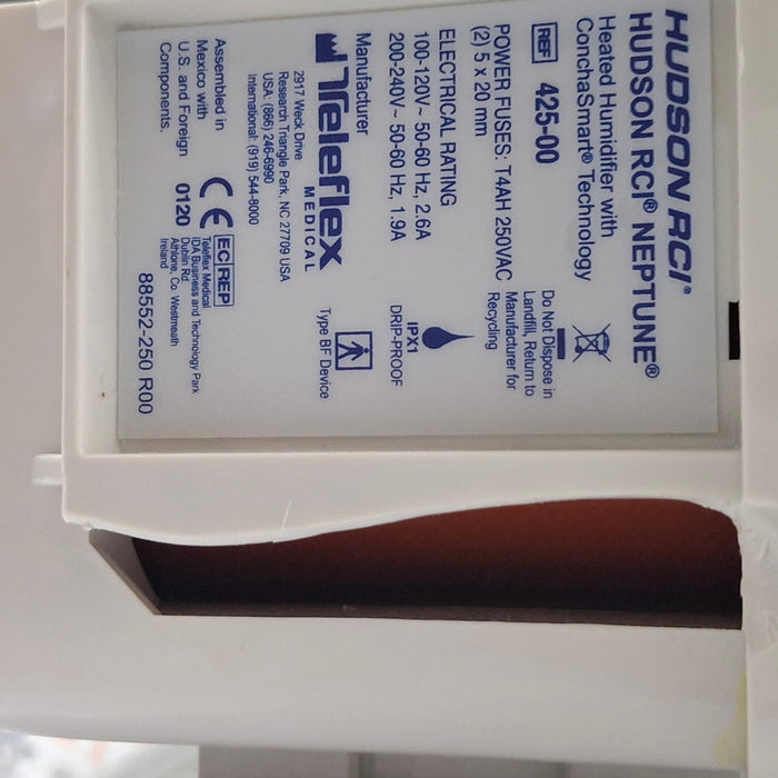 Teleflex Medical Teleflex Medical Hudson RCI Neptune Heated Humidifier Respiratory reLink Medical