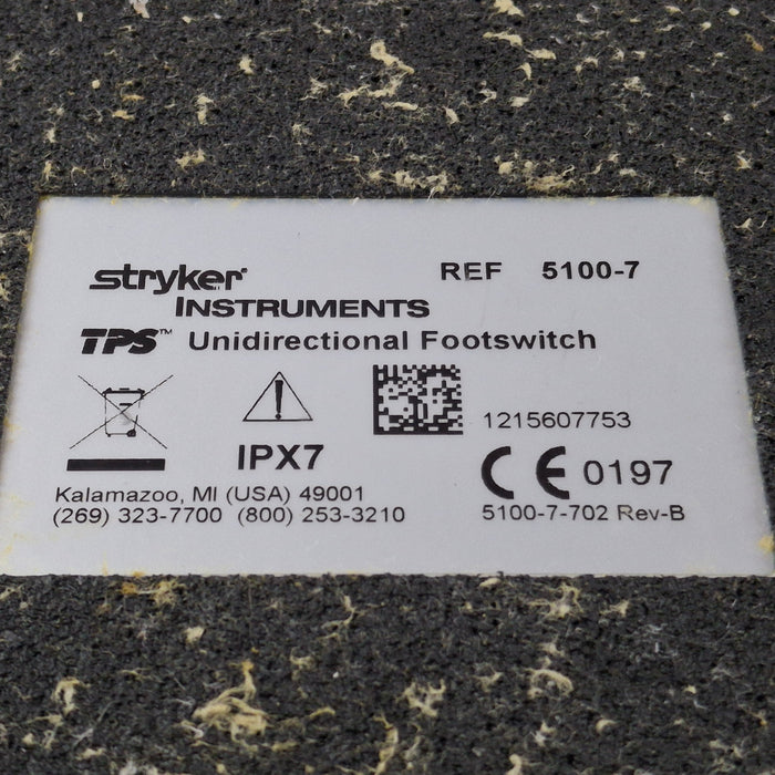 Stryker Stryker TPS 5100-7 Footswitch Surgical Instruments reLink Medical