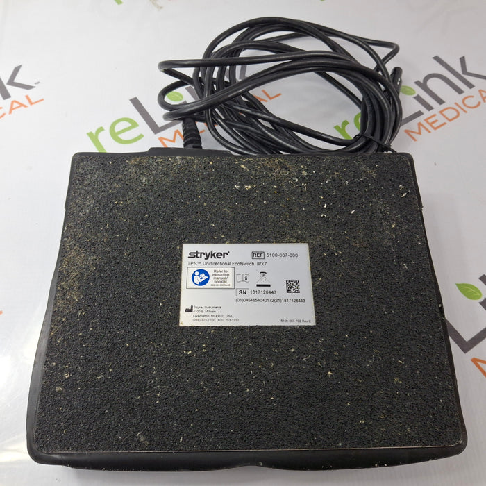 Stryker Stryker TPS 5100-7 Footswitch Surgical Instruments reLink Medical