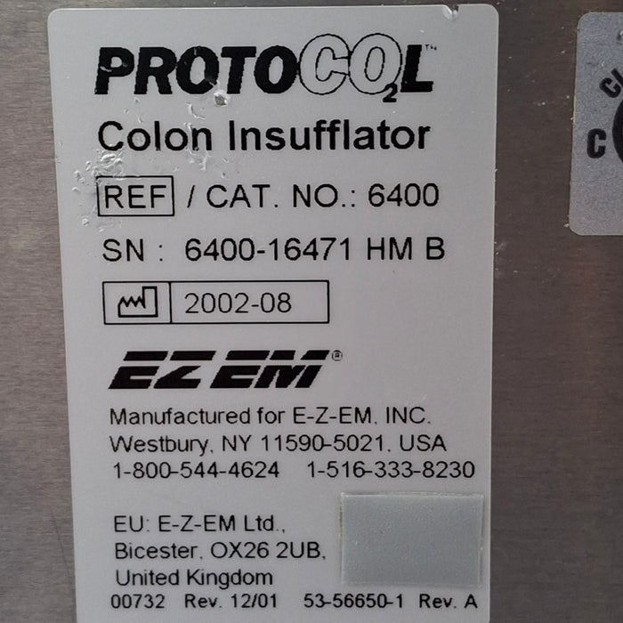 EZ EM Products EZ EM Products Protocol 6400 Colon Insufflator Rigid Endoscopy reLink Medical