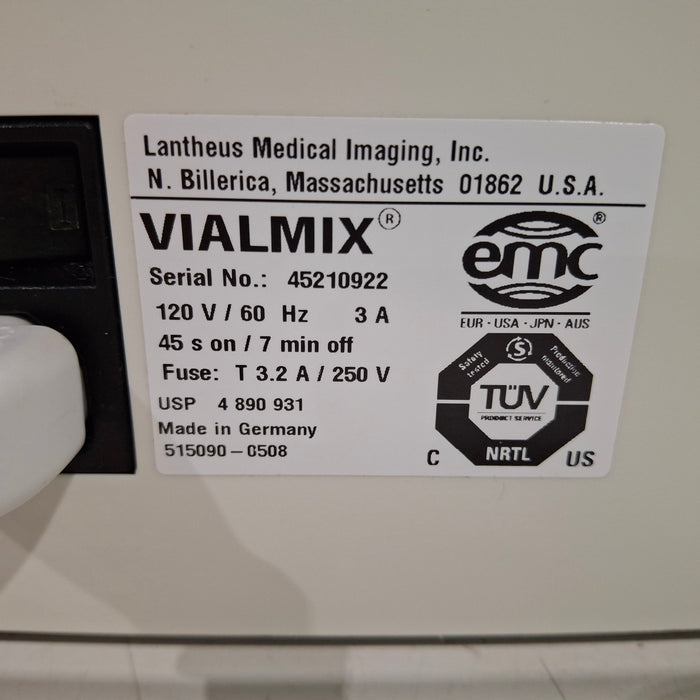 Lantheus Medical Imaging Inc Vialmix 515090 Dental Mixer