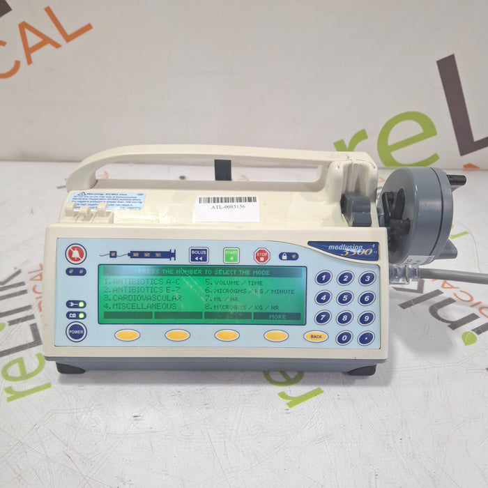 Smiths Medical Medfusion 3500 Syringe Infusion Pump