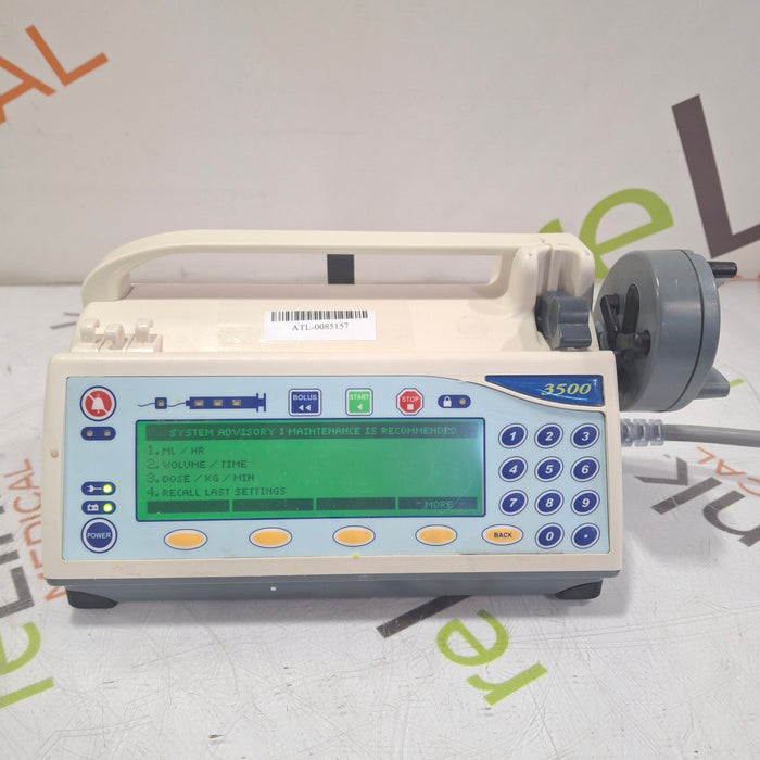 Smiths Medical Medfusion 3500 Syringe Infusion Pump