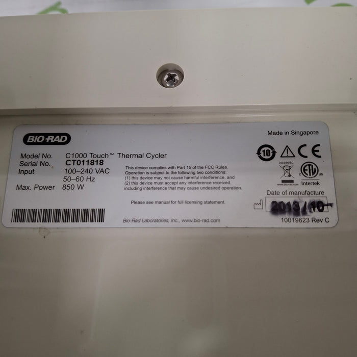 Bio-Rad C1000 Touch PCR Thermal Cycler