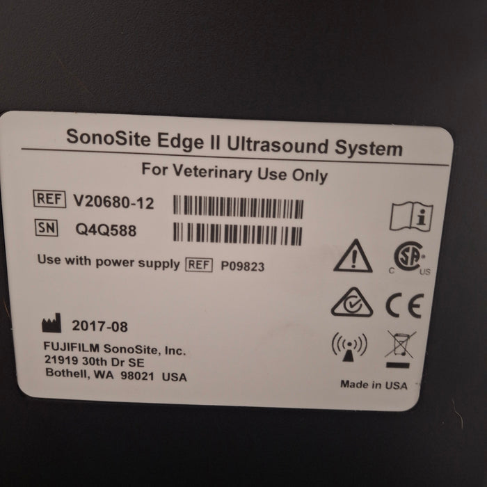 Fujifilm V20680-12 Sonosite Edge II Ultrasound