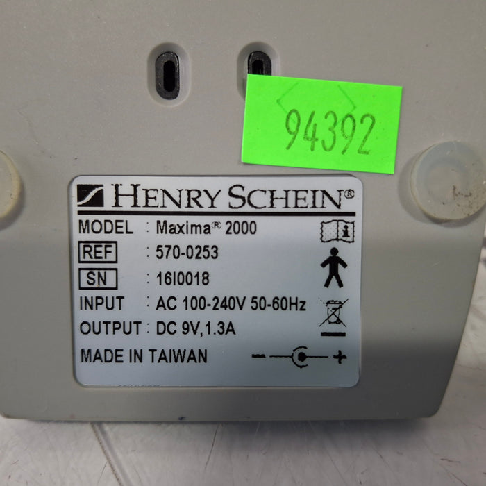 Henry Schein Inc. Maxima 2000 Dental Curing Light