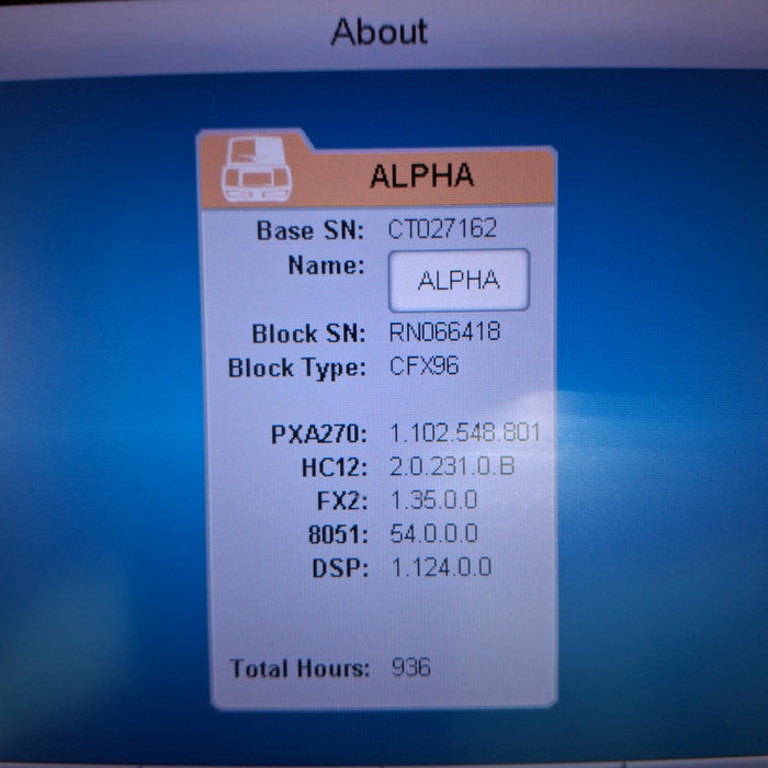 Bio-Rad C1000 Touch PCR Thermal Cycler