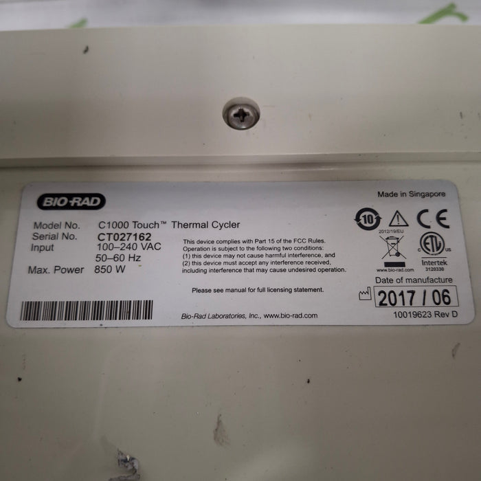 Bio-Rad C1000 Touch PCR Thermal Cycler
