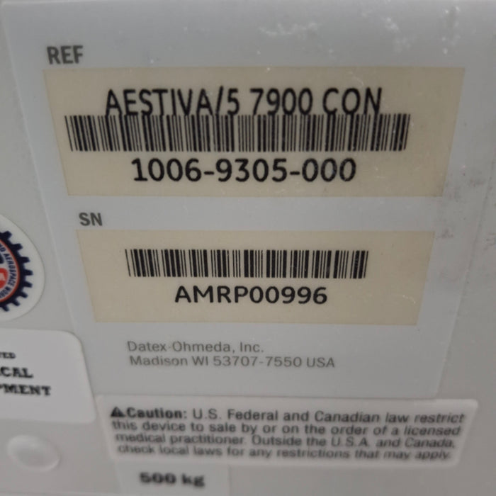 Datex-Ohmeda Aestiva 5 Anesthesia Unit