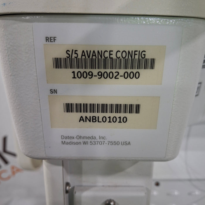 GE Healthcare S/5 Avance Anesthesia System