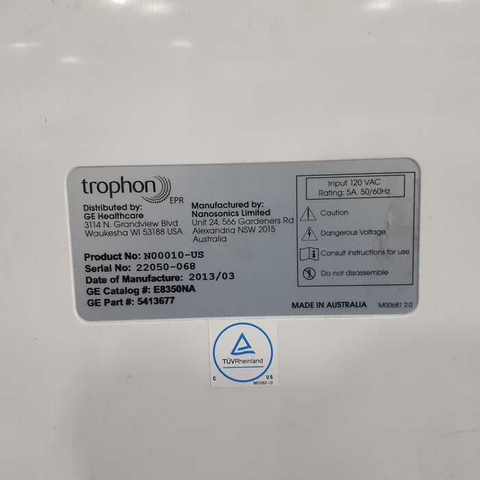 NanoSonics Trophon EPR High Level Disinfection