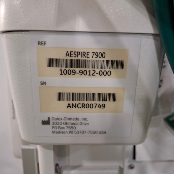 Datex-Ohmeda Aespire 7900 Anesthesia Unit