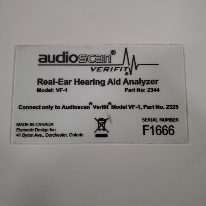 Audioscan VF-1 Verifit Real-Ear Hearing Aid Analyzer