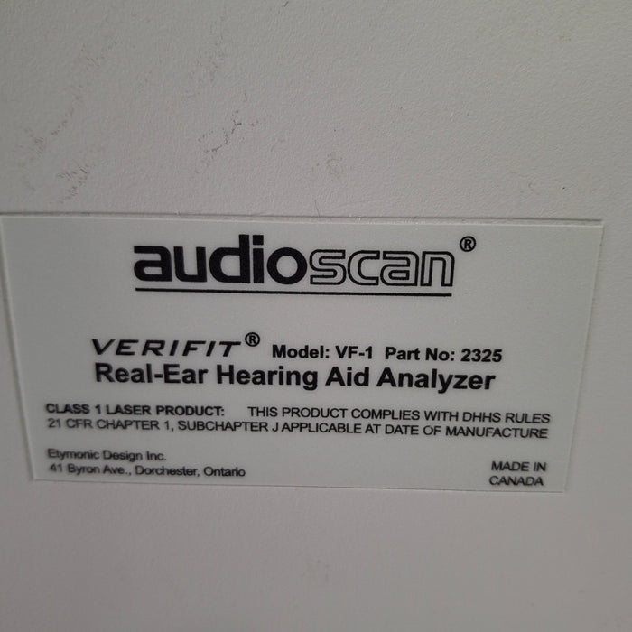 Audioscan VF-1 Verifit Real-Ear Hearing Aid Analyzer