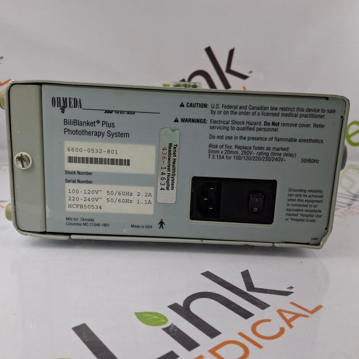 Ohmeda Medical Ohmeda Medical BiliBlanket Plus Phototherapy System Infant Warmers and Incubators reLink Medical