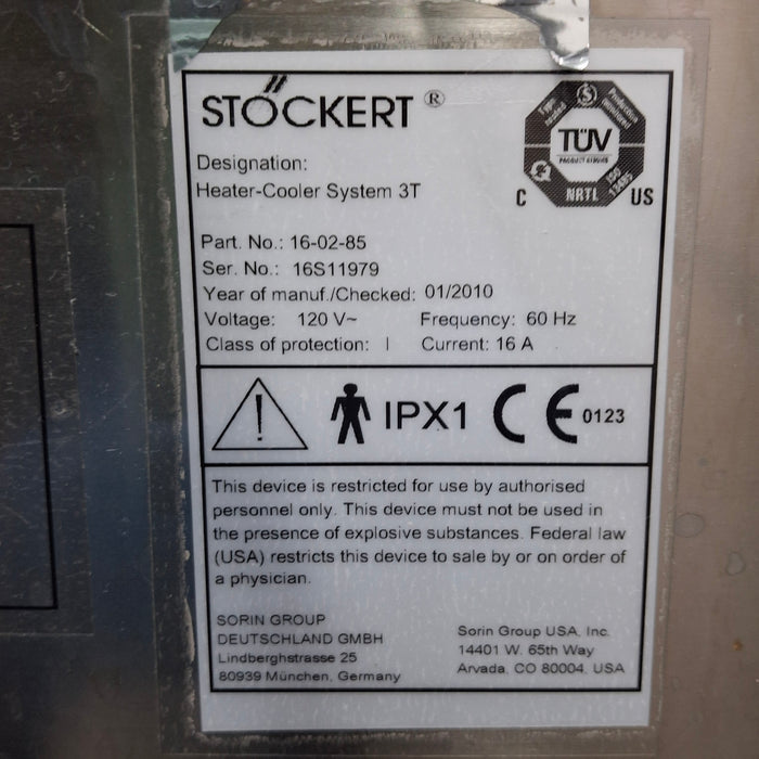 Stockert 3T Heater/Cooler