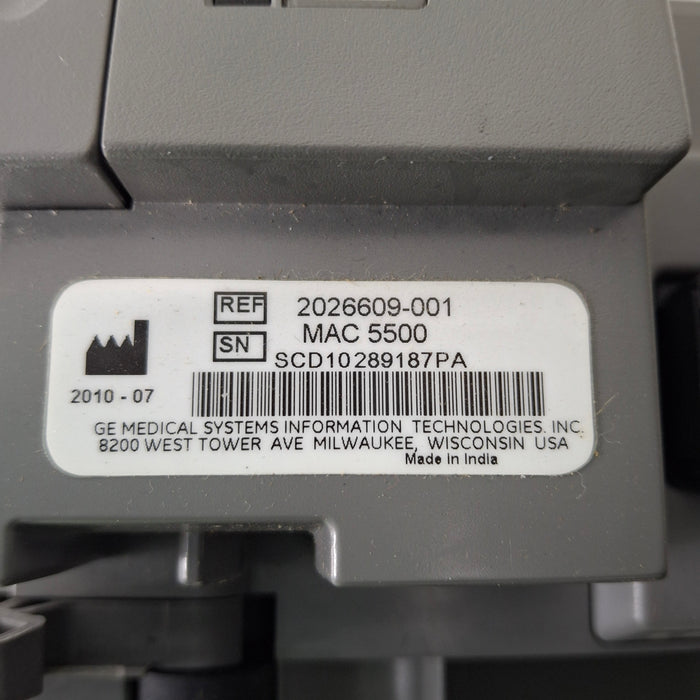 GE Healthcare MAC 5500 without CAM Module ECG System