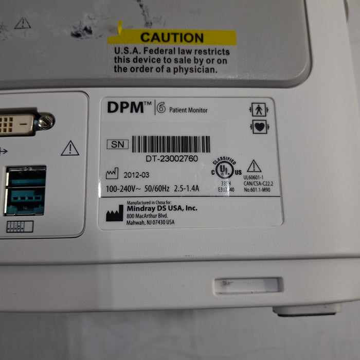 Mindray DPM6 Patient Monitor