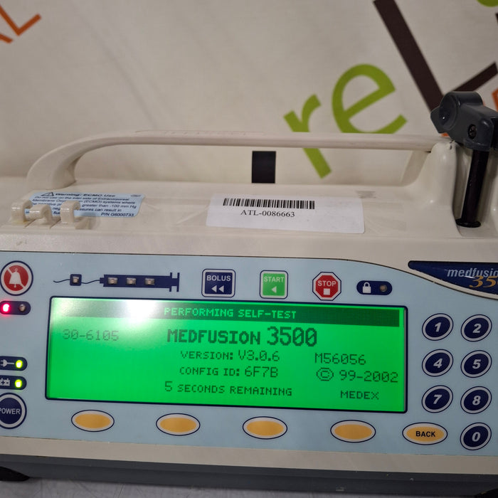 Smiths Medical Medfusion 3500 Syringe Infusion Pump